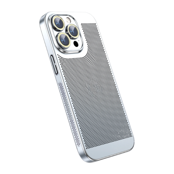 Ice Sense Heat Dissipation Electroplating PC Phone Case - For iPhone 14 Pro - mosaccessories