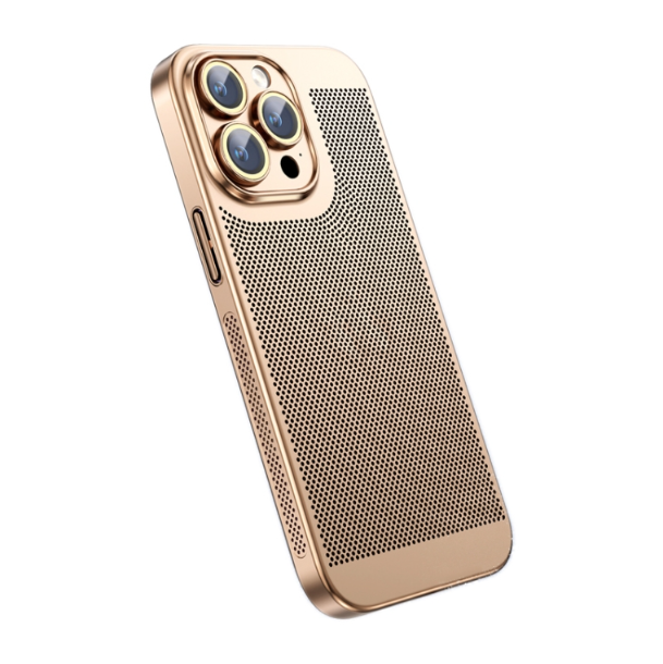 Ice Sense Heat Dissipation Electroplating PC Phone Case - For iPhone 14 Pro - mosaccessories