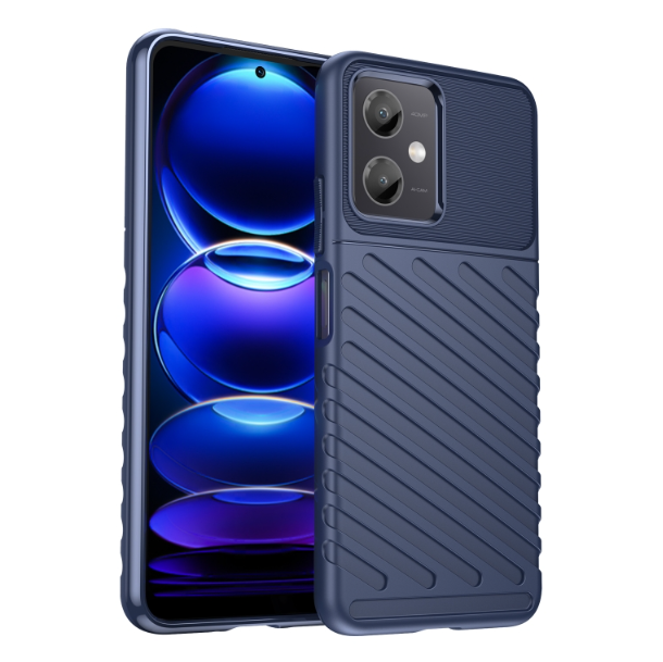 Thunderbolt Shockproof TPU Protective Soft Phone Case - For Xiaomi Redmi Note 12R Pro - mosaccessories