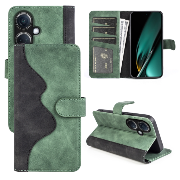 Stitching Horizontal Flip Leather Phone Case - For Oppo K11 - mosaccessories