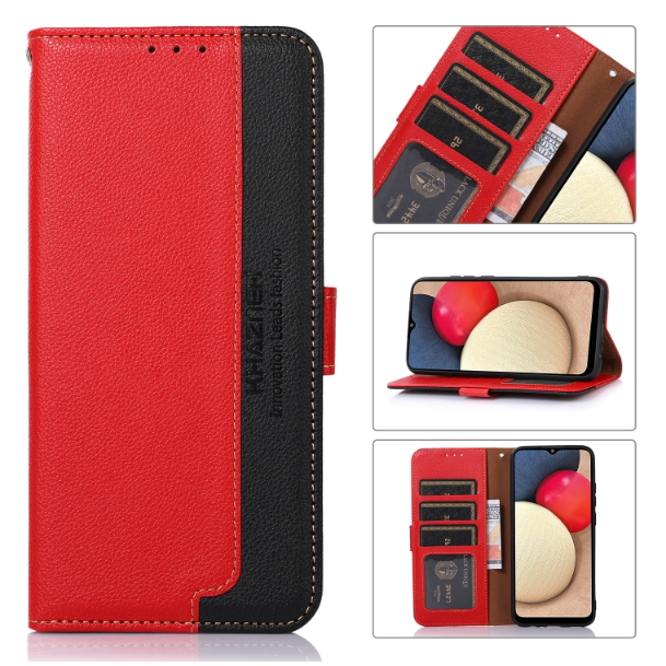 Khazneh Litchi Texture PU Leather RFID Phone Case - For Nothing Phone (2) - mosaccessories