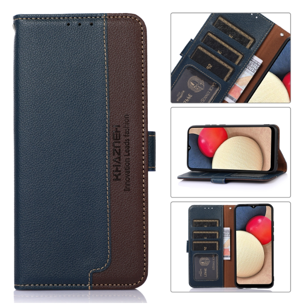 Khazneh Litchi Texture PU Leather RFID Phone Case - For Nothing Phone (2) - mosaccessories