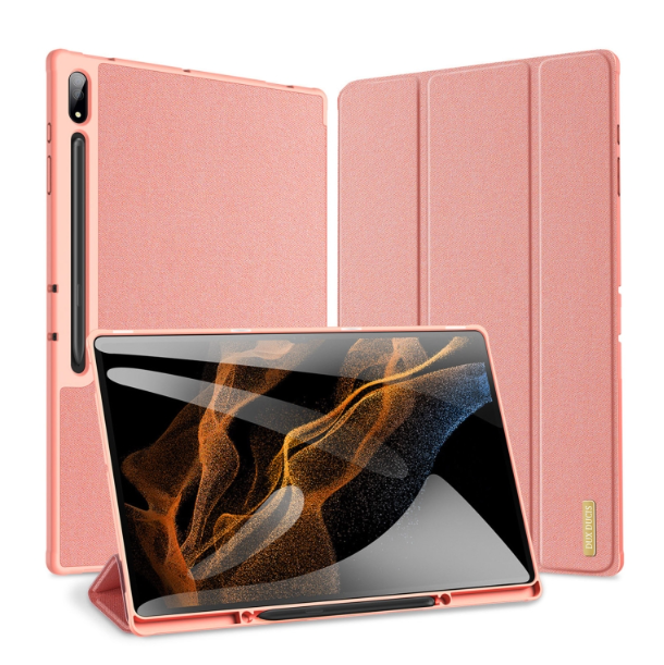 Dux Ducis Domo Series Tri-Fold Smart Tablet Case - For Samsung Galaxy Tab S9 Ultra - mosaccessories