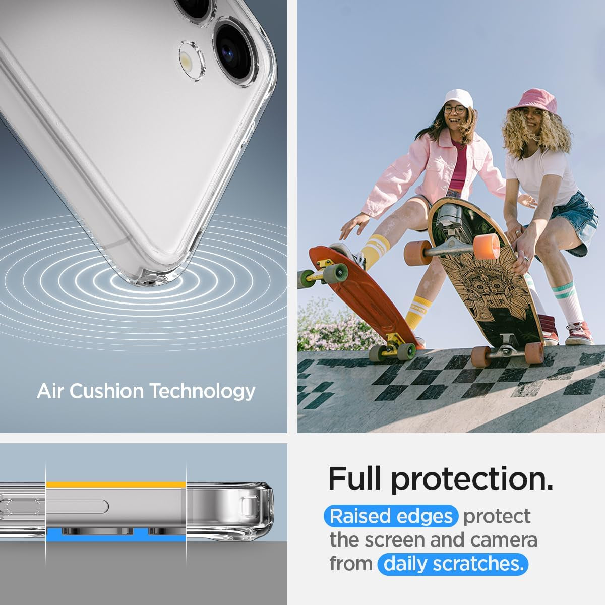Spigen Ultra Hybrid Crystal Clear Case - For Samsung Galaxy S24
