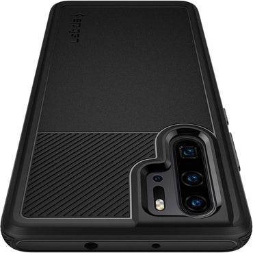 Spigen Rugged Armor Matte Black Case - For Huawei P30 Pro - mosaccessories