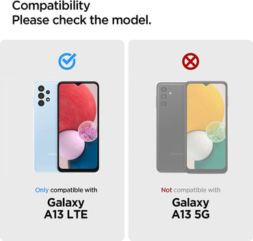 Spigen Rugged Armor Matte Black Case - For Samsung Galaxy A13 4G - mosaccessories