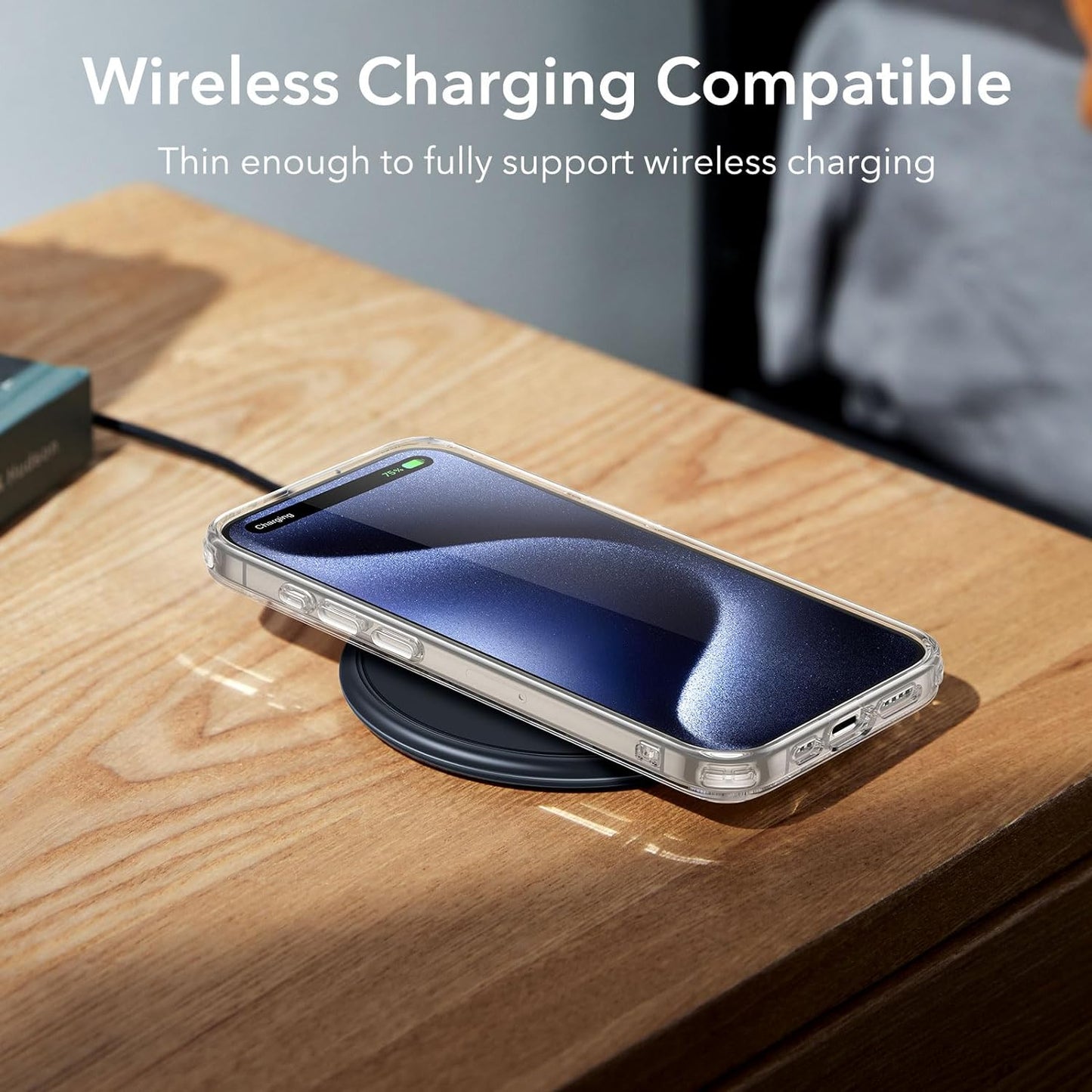 ESR Zero Series Clear Shockproof TPU Case - For iPhone 15 Pro - mosaccessories