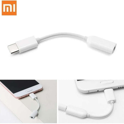 Xiaomi USB-C to 3.5mm Adapter - White (For Xiaomi Phones) - mosaccessories