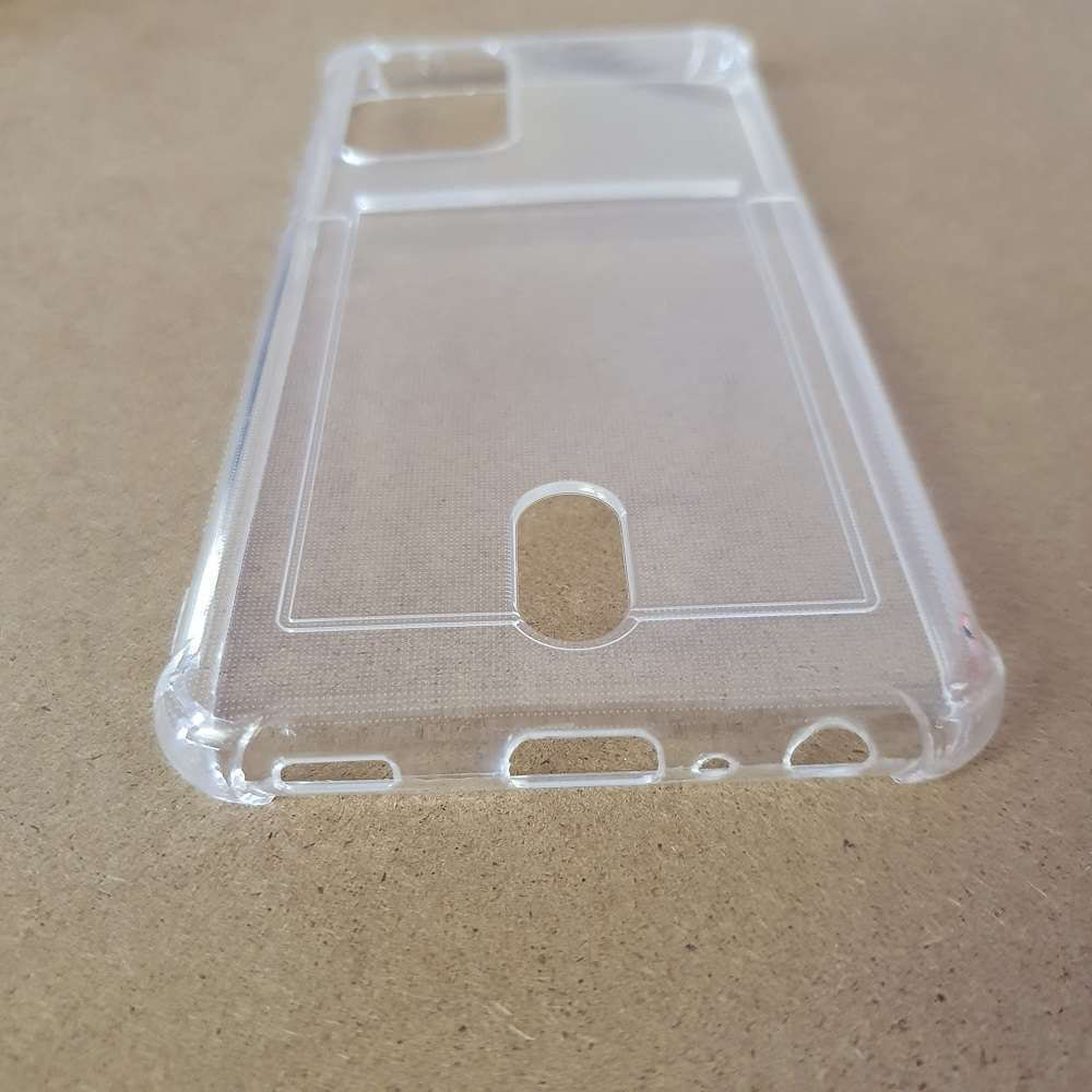 Soft TPU Clear Case With Card Slot - For Samsung A52 / A52s 5G - mosaccessories