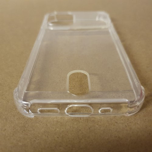 Soft TPU Clear Case With Card Slot - For iPhone 12 Mini - mosaccessories