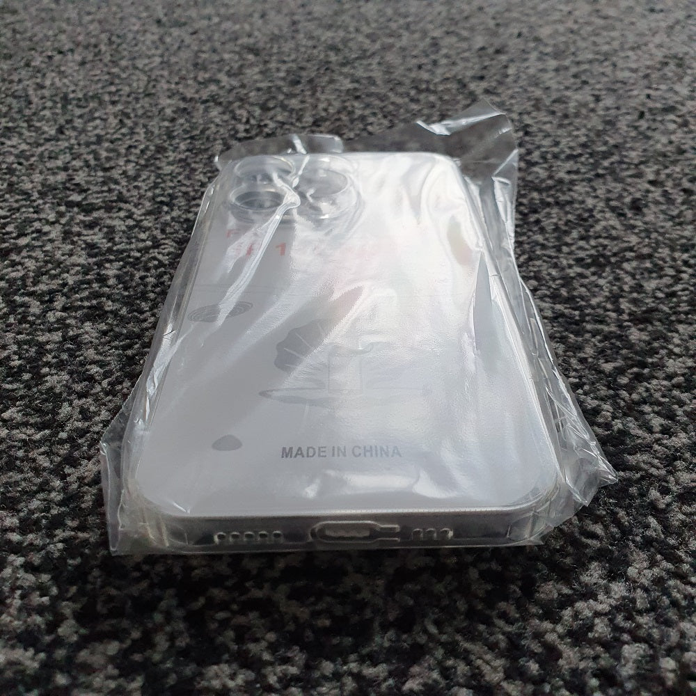 Soft TPU Clear Case with Dust Plug - For iPhone 13 Pro - mosaccessories