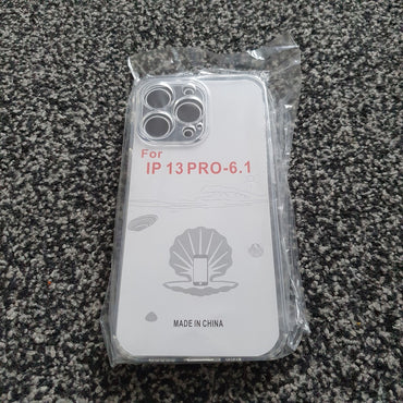 Soft TPU Clear Case with Dust Plug - For iPhone 13 Pro - mosaccessories