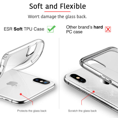 ESR Essential Series TPU Clear Case for iPhone Xs Max - mosaccessories