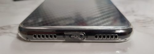 TPU Clear Case with Dust Plugs - For iPhone X - mosaccessories