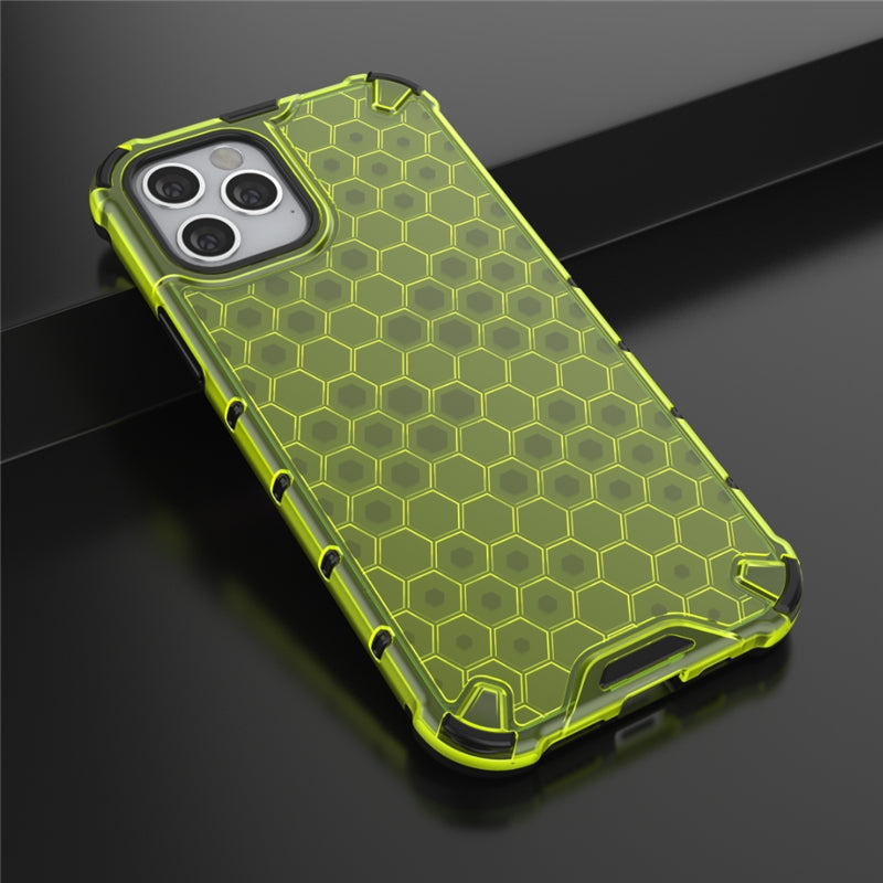 Shockproof Honeycomb Armour Phone Case - For iPhone 13 Pro Max - mosaccessories