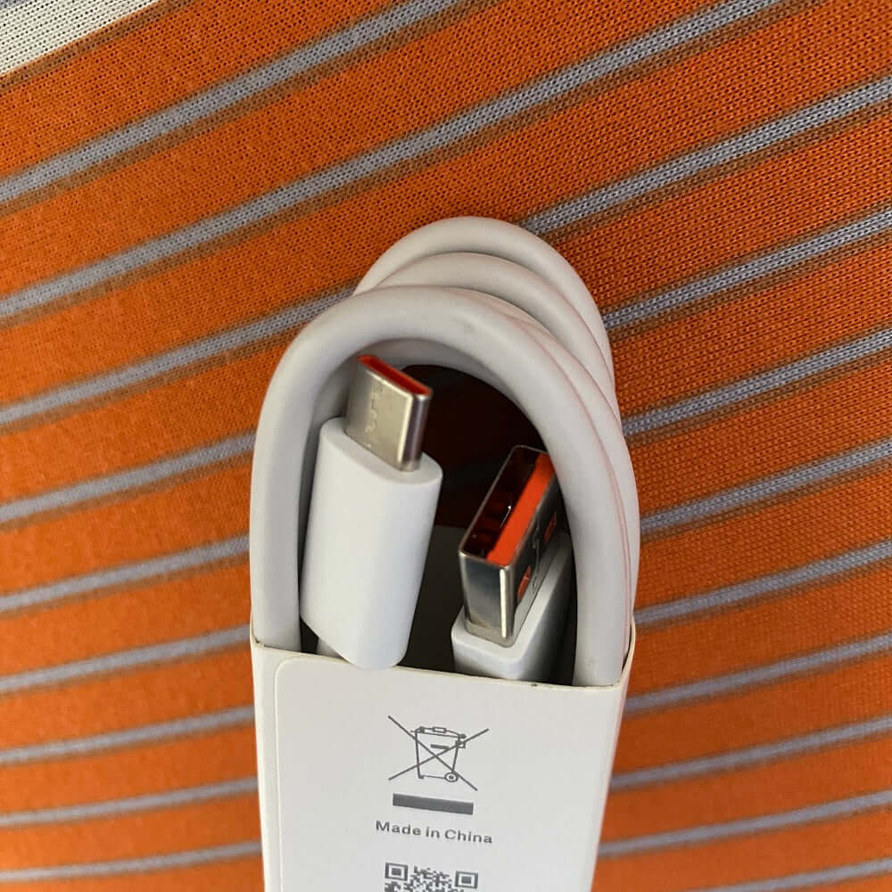Xiaomi Mi Turbo 6A USB-A to USB-C Cable - White - mosaccessories