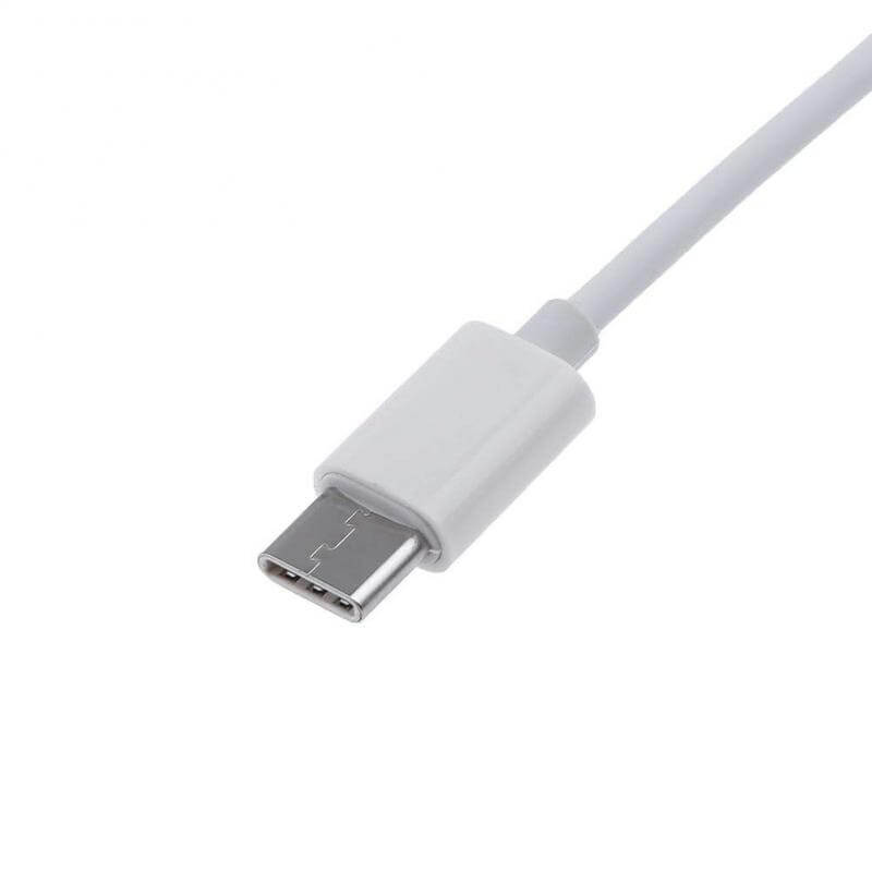 USB-C to 3.5mm Audio Adapter - White (For Samsung) - mosaccessories