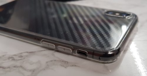 TPU Clear Case with Dust Plugs - For iPhone X - mosaccessories