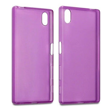 Qubits TPU Gel Purple Case - For Sony Xperia Z5 - mosaccessories