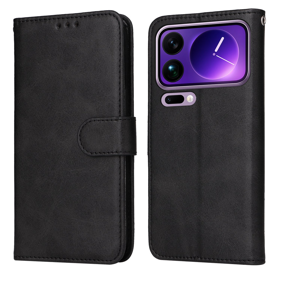 Wallet PU Leather Case Folio Flip Phone Cover - For Xiaomi 17 Pro Max