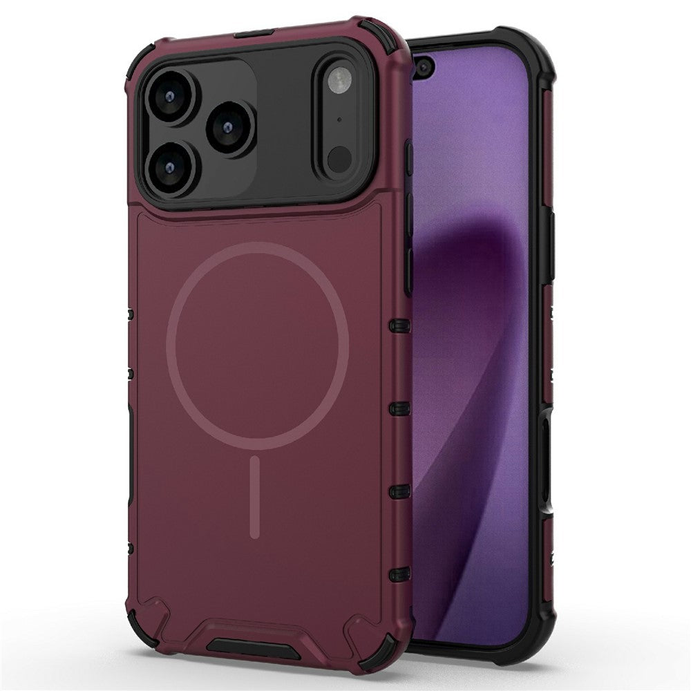 Corrugated Texture Heat Dissipation TPU + PC Phone Case - For iPhone 17 Pro Max