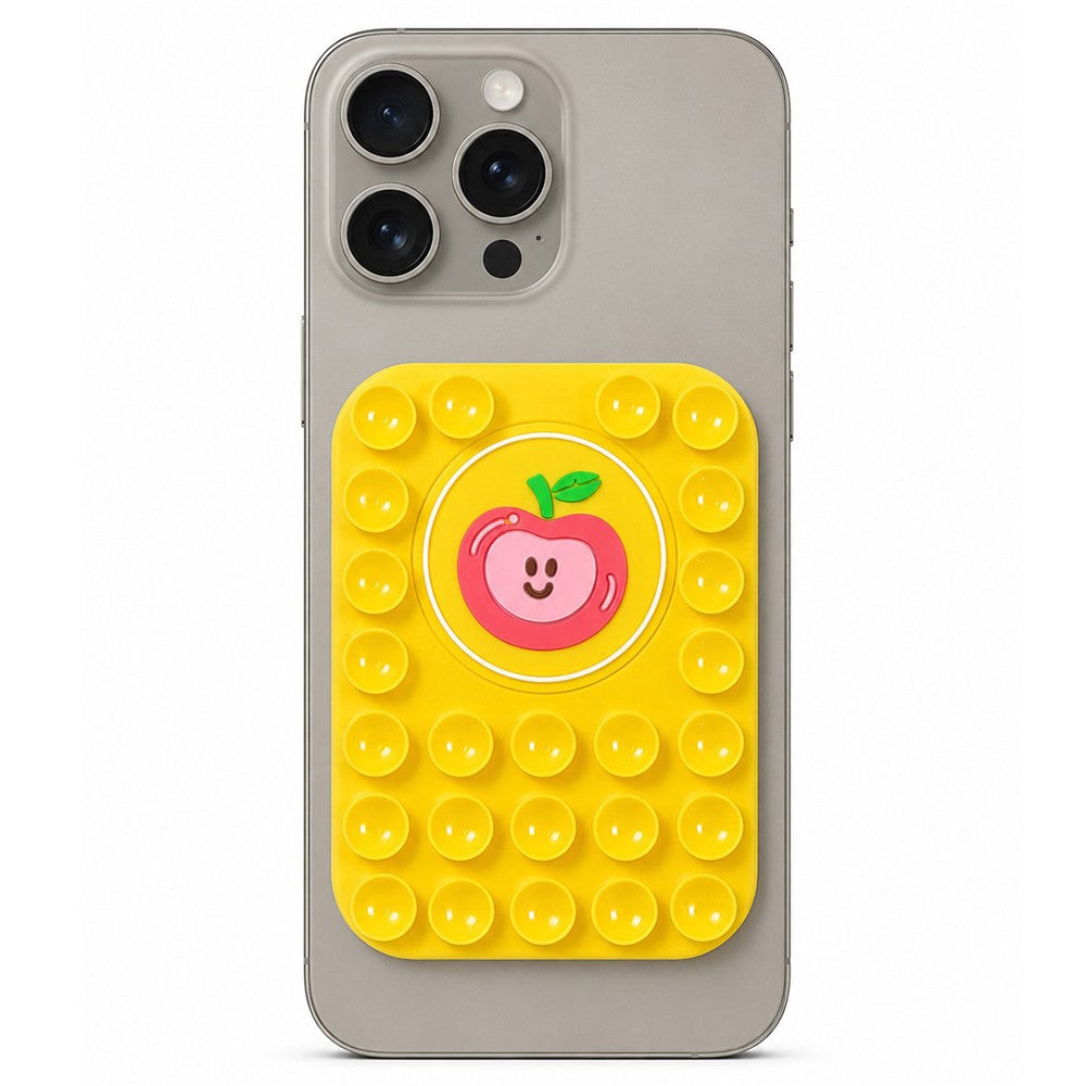 Apple Pattern Magnetic Suction Cup Phone Mount Compatible with MagSafe Case