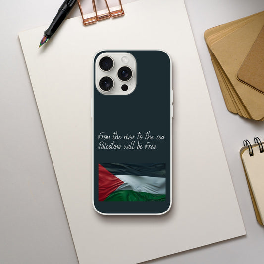 From the river to the sea Palestine will be Free Flexi Case Cover For iPhone
