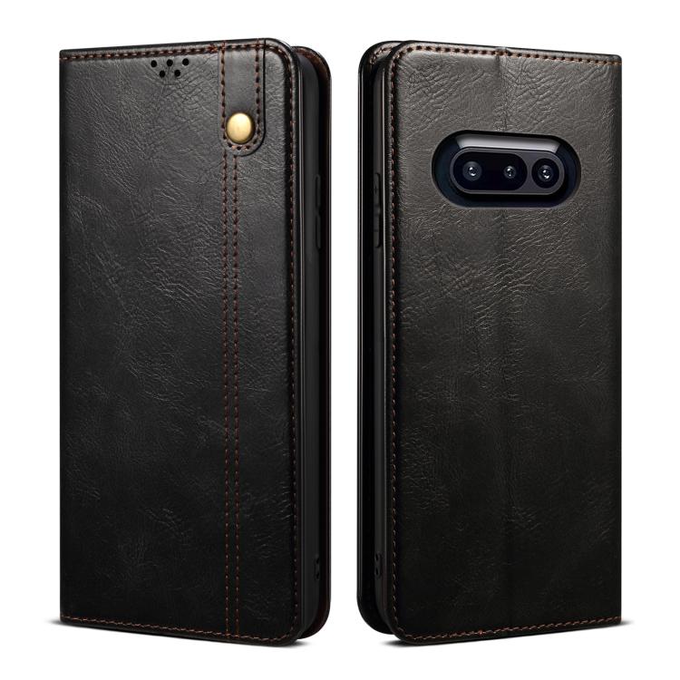 Oil Wax Crazy Horse Texture PU Leather Phone Case - For Nothing Phones