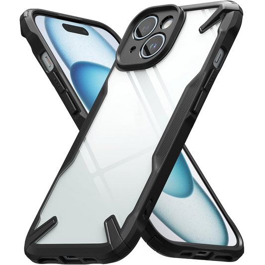 Ringke Fusion-X PC + TPU Bumper Phone Case - For iPhone 15 - mosaccessories
