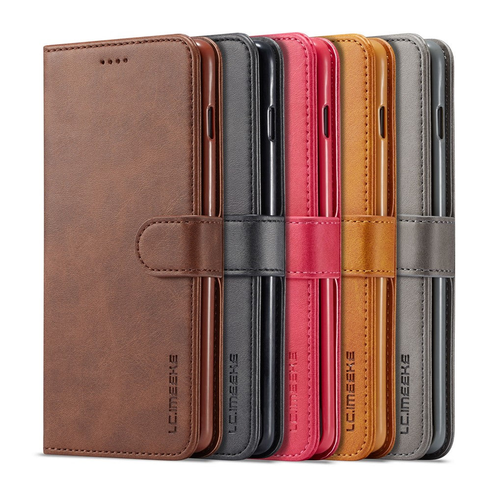 LC.IMEEKE PU Leather Wallet Case - For Samsung Galaxy S10+