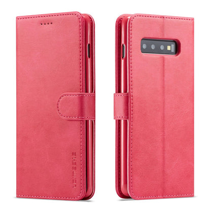 LC.IMEEKE PU Leather Wallet Case - For Samsung Galaxy S10+