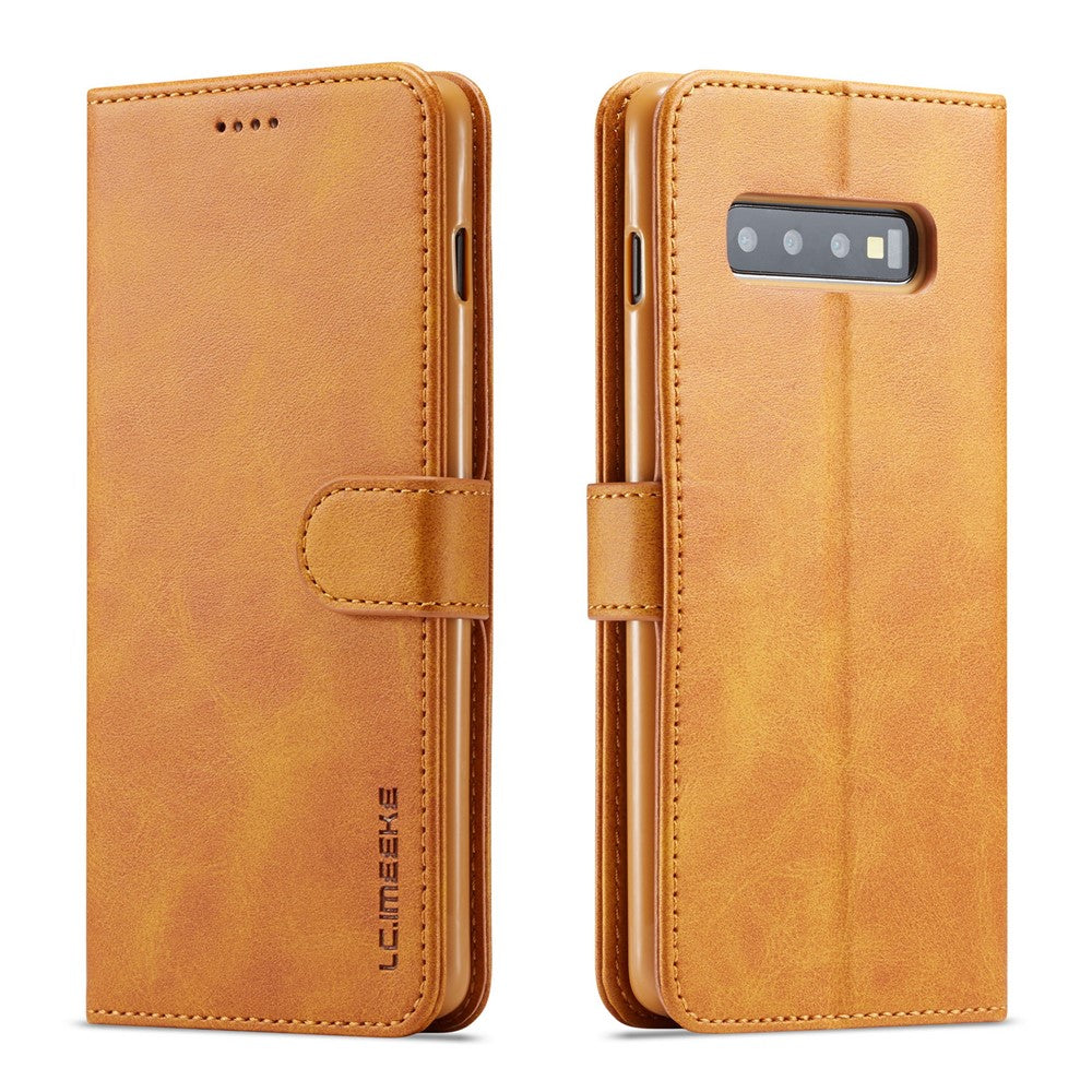 LC.IMEEKE PU Leather Wallet Case - For Samsung Galaxy S10+