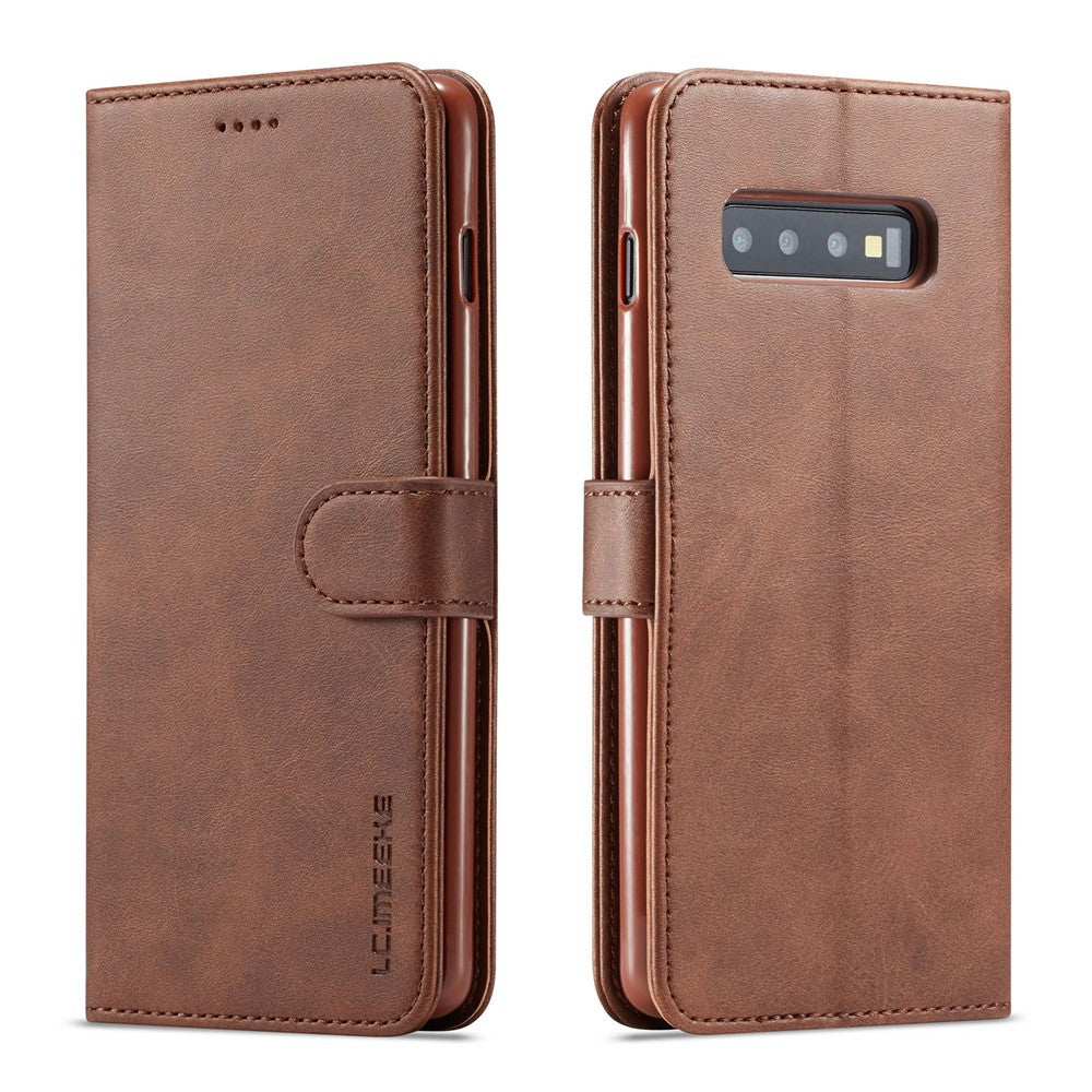LC.IMEEKE PU Leather Wallet Case - For Samsung Galaxy S10+