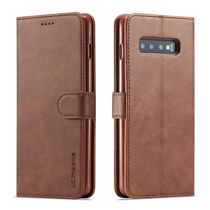 LC.IMEEKE PU Leather Wallet Case - For Samsung Galaxy S10+