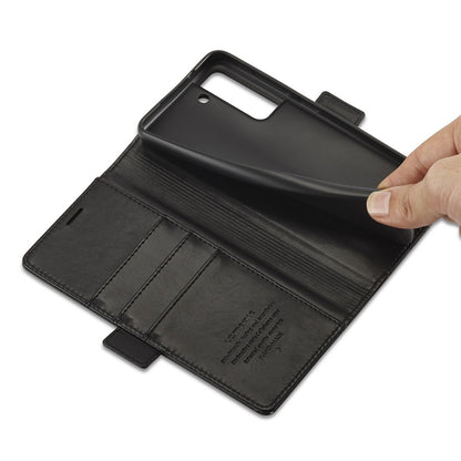 LC.IMEEKE Flip Premium PU Leather Multi-Function Magnetic Suction Stand Phone Case - For Samsung Galaxy S21+