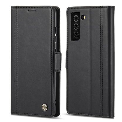 LC.IMEEKE Flip Premium PU Leather Multi-Function Magnetic Suction Stand Phone Case - For Samsung Galaxy S21+