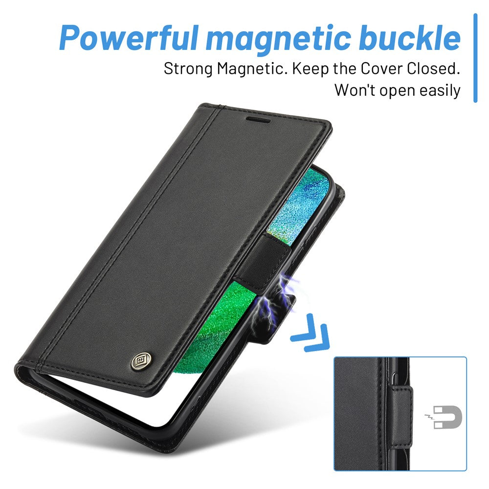 LC.IMEEKE Flip Premium PU Leather Multi-Function Magnetic Suction Stand Phone Case - For Samsung Galaxy S21+