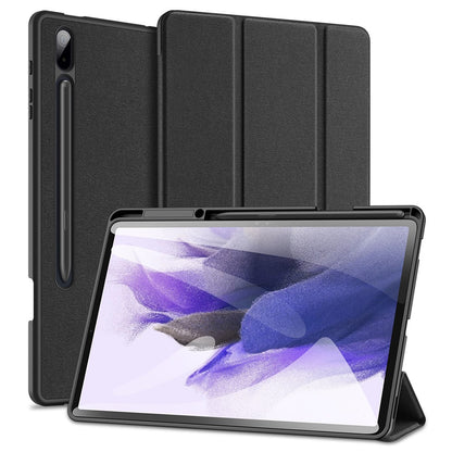 Dux Ducis Domo Series Tri-fold Stand PU Leather + TPU Tablet Case Cover with Pen Slot - For Samsung Galaxy Tab S7+ / S8+ / S7 FE