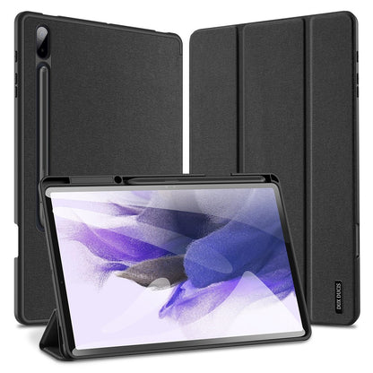 Dux Ducis Domo Series Tri-fold Stand PU Leather + TPU Tablet Case Cover with Pen Slot - For Samsung Galaxy Tab S7+ / S8+ / S7 FE