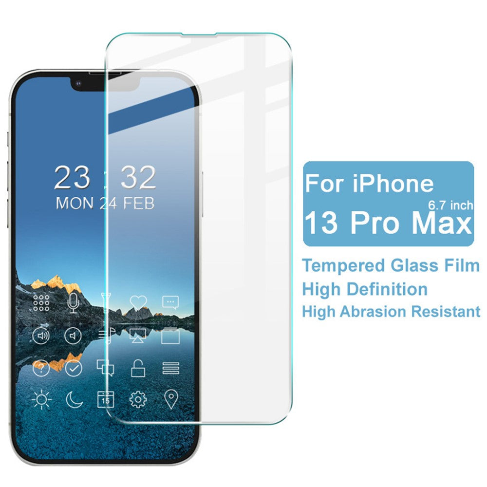 Imak H Series Clear Tempered Glass Screen Protector - For iPhone 13 Pro Max / 14 Plus