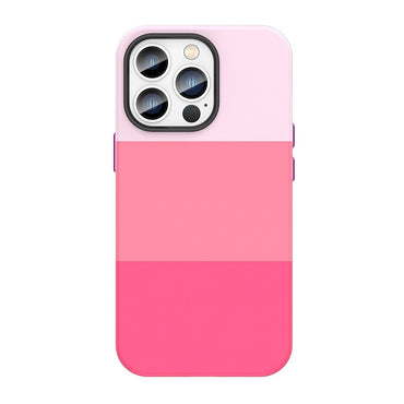 PC & PU Leather Three Colour Splicing Case for iPhone 11, 12, 13 and 14 series