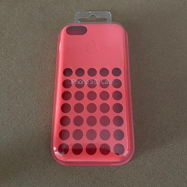 Apple Dot Silicone Pink Case - For iPhone 5c - mosaccessories