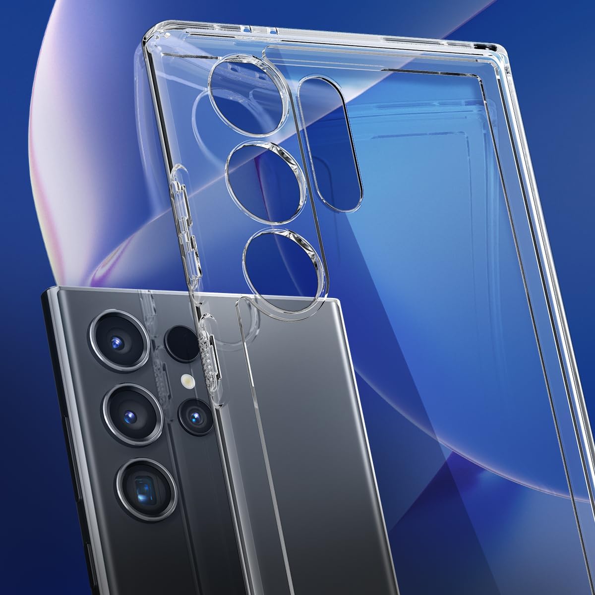 Spigen Ultra Hybrid Crystal Clear Case - For Samsung Galaxy S24 Ultra