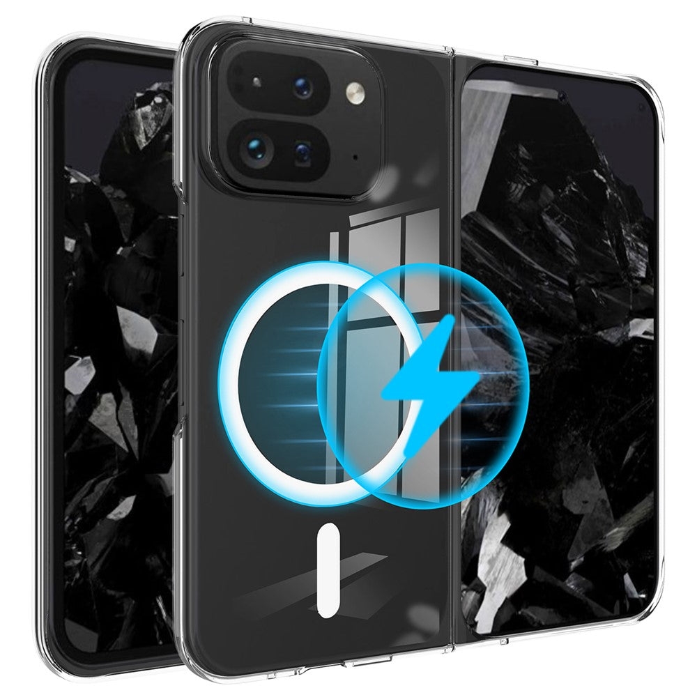 TPU + Acrylic Clear Case Compatible with MagSafe - For Google Pixel 9 Pro Fold