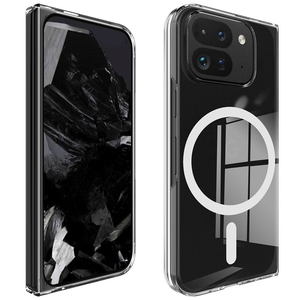 TPU + Acrylic Clear Case Compatible with MagSafe - For Google Pixel 9 Pro Fold