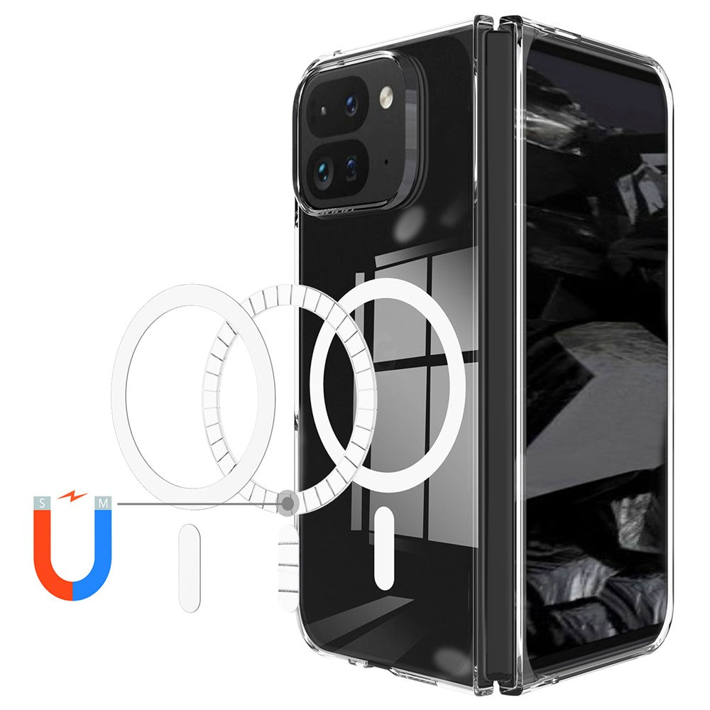 TPU + Acrylic Clear Case Compatible with MagSafe - For Google Pixel 9 Pro Fold