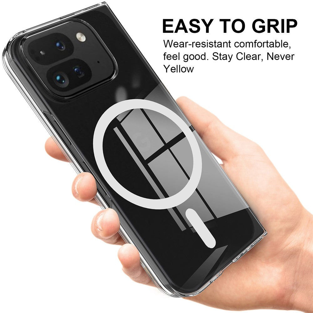 TPU + Acrylic Clear Case Compatible with MagSafe - For Google Pixel 9 Pro Fold