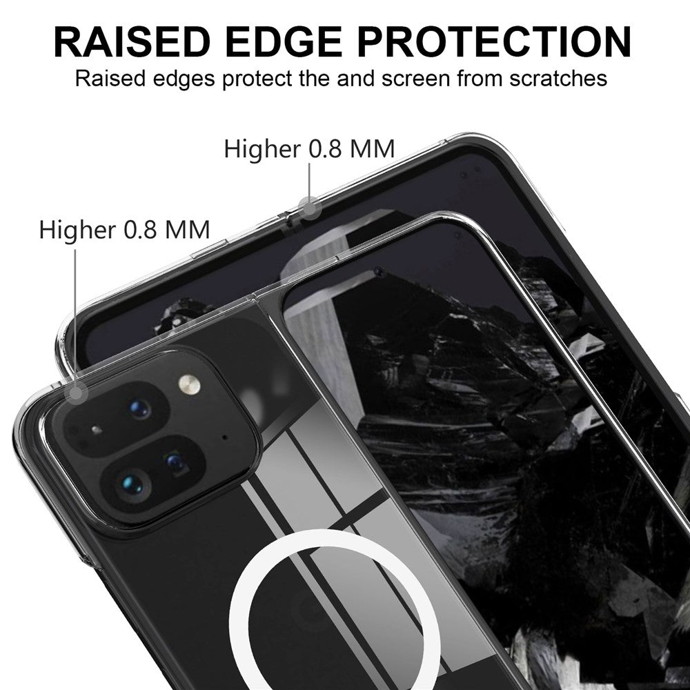 TPU + Acrylic Clear Case Compatible with MagSafe - For Google Pixel 9 Pro Fold