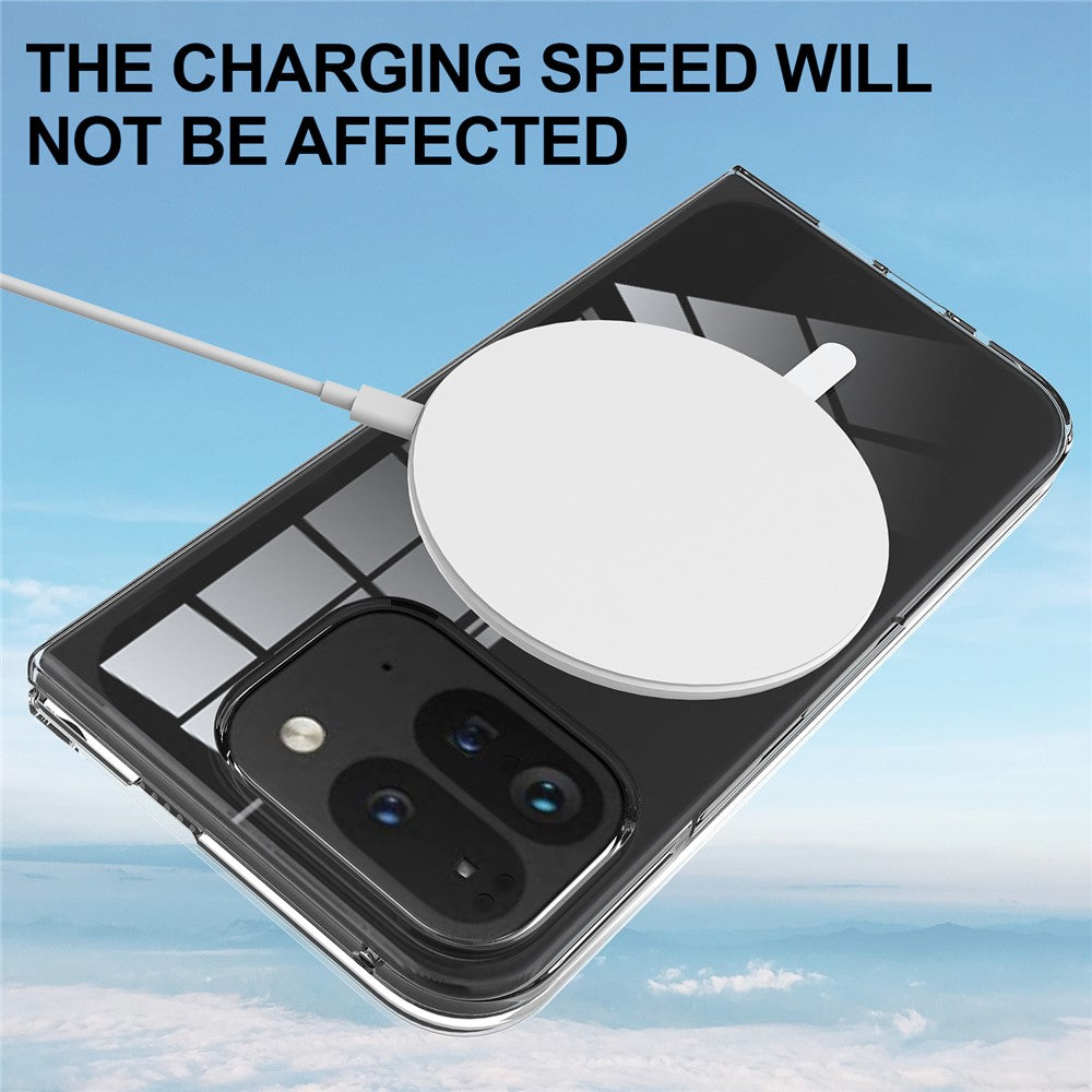 TPU + Acrylic Clear Case Compatible with MagSafe - For Google Pixel 9 Pro Fold