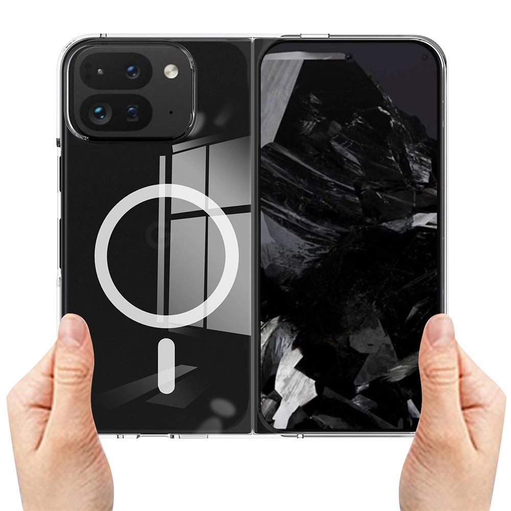 TPU + Acrylic Clear Case Compatible with MagSafe - For Google Pixel 9 Pro Fold